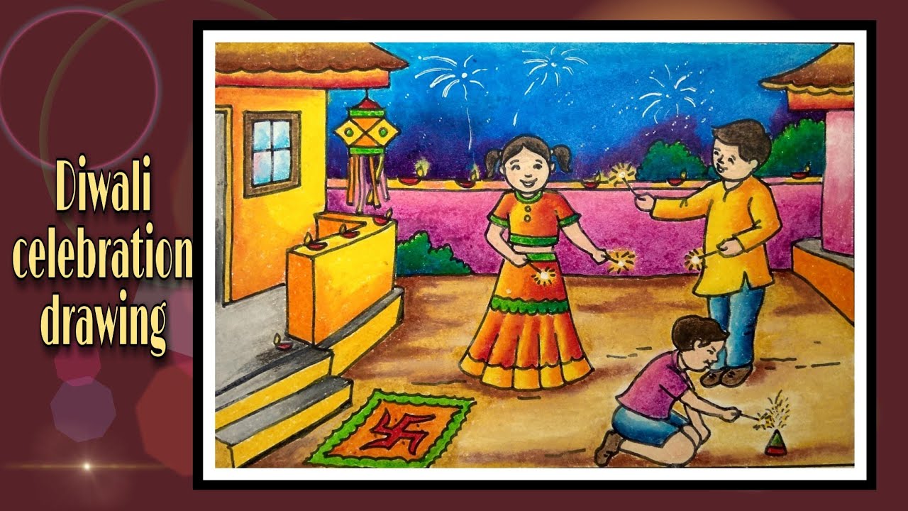 shubh diwali best greeting with mandala vector | Photoskart